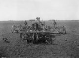 Tractor-mounted six-row culitvator, 1926