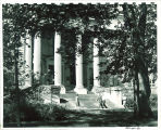 Portico of Macbride Hall, the University of Iowa, 1940s