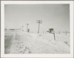 Iowa U. S. 30 in snow