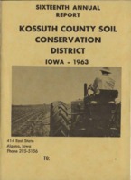 1963 Kossuth County Soil and Water Conservation District Annual Report