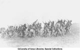 Military unit marching, The University of Iowa, 1912