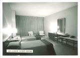 Hillcrest Hall guest room, the University of Iowa, 1950s?
