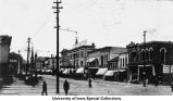 Clinton Street businesses, Iowa City, Iowa, 1895