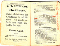 First program booklet for the Fairfield Chautauqua 1904