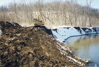 1999  Robert Yeager Flint Creek stream bank photos in early spring  before restoration 