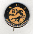 Homecoming badge, October 25, 1924