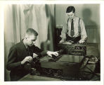 Engineering students in a laboratory, The University of Iowa, 1939