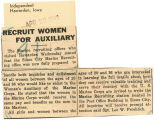Recruit women for Auxiliary