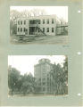 Old University Hospital and nearby building, The University of Iowa, 1930-1932