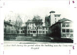East Hall during the period when the building was the University Hospital, The University of Iowa, 1900s