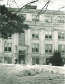 Entrance to Jessup Hall, the University of Iowa, 1950