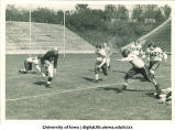 Iowa-Indiana football game, The University of Iowa, October 16, 1943