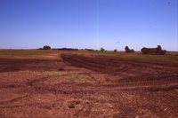 Larry Braby's Farm Before and After a Wetland Construction Project.