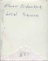 Elmer Oudenkirk - Local Trainee.