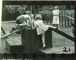 Children playing at preschool, The University of Iowa, 1920s