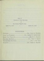 Des Moines Women's Club Minutes 1936-1938