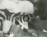 Alpha Delta Pi lawn display, Homecoming, 1954