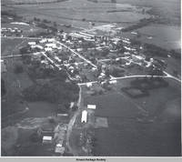 Aerial view Middle Amana, Middle Amana, Iowa, 1963?