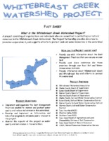 Whitebreast Creek Watershed Project fact sheet 