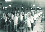 Dental students in lab, The University of Iowa, June 10, 1949
