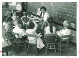 Reading class, The University of Iowa elementary school, 1960