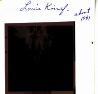 Louis Knief and son, Harold, 1961