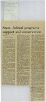 Programs Support Soil Conservation
