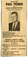 Vote for Paul Primus.