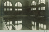Swimming pool in the Old Armory, the University of Iowa, 1920s?