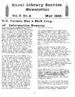 Rural Library Service Newsletter