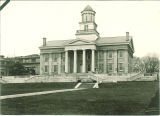 Terrace and west facade of Old Capitol, the University of Iowa, November 1927