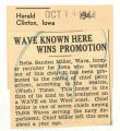 WAVE known here wins promotion