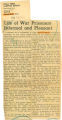Life of war prisoners informal and pleasant