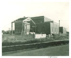 Construction of noth wing of the Art Library, the University of Iowa, September 6, 1935