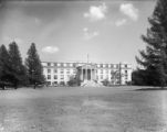 Curtiss Hall, front (west) façade viewed from central campus, 1917