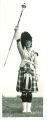 Scottish Highlander drum major, The University of Iowa, 1950s?