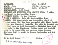 SCS inspects Indian Grass on Wm. Stephen's land, 1963