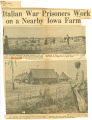 Italian war prisoners work on a nearby Iowa farm