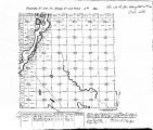 Iowa land survey map of t096n, r032w