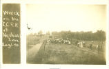 Train wreck on the Illinois Central Railroad, Nashua, Iowa, August 1, 1912