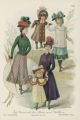 Girl's dresses and double breasted overcoats