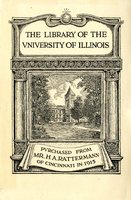 University of Illinois Library Mr. H.A. Rattermann Bookplate