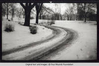 Lane in winter