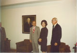 Reception with Dr. John Martin at the Rare Book Room, the University of Iowa, Mar. 31, 1989