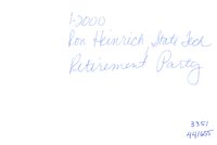 Ron Heinrich retirement party, 2000