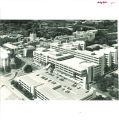 Model of the University of Iowa Hospitals and Clinics expansion, scheduled for completion in 1984, The University of Iowa, 1980s