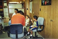 2000  The Covingtons and JB at his going away party in 2000 