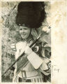 Scottish Highlanders drum major Bettina Hass, The University of Iowa, 1974
