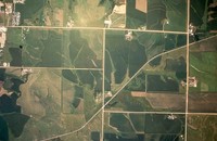 Aerial views of Cherokee County farmland.