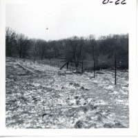 Diversion dam on Richard Eggers farm, 1968